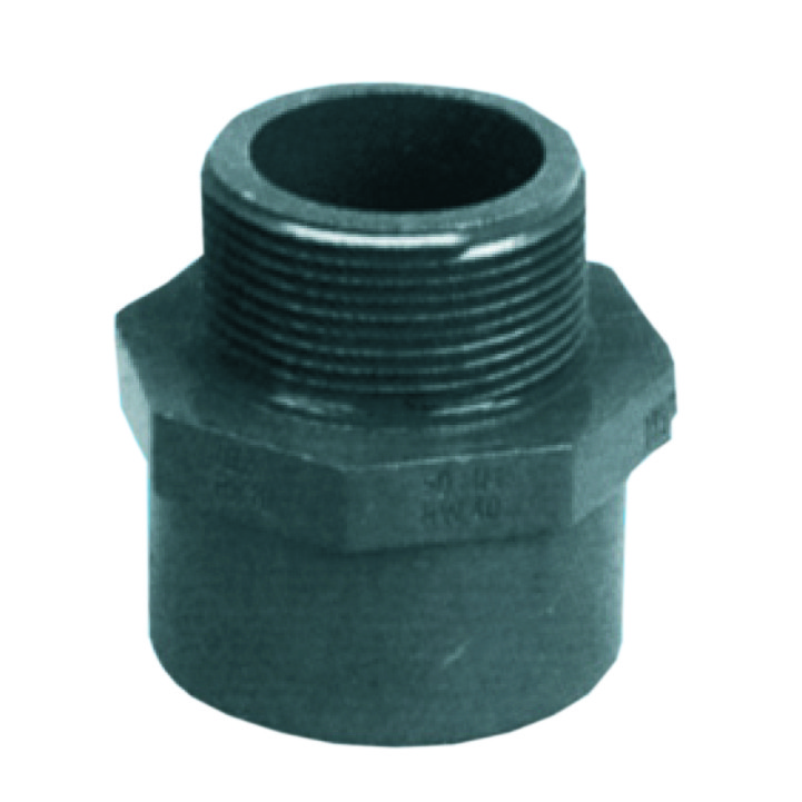 Муфта ПВХ Kripsol с наружной резьбой MU30 (40-63 мм х 1 1/4"- 2")