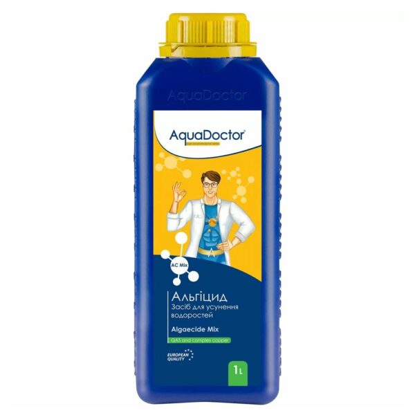 Альгіцид AquaDoctor AC MIX 1л для басейнів — ефективний засіб проти водорослів і грибків